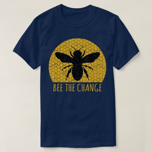 T-shirt Abeille Changer la sensibilisation aux abeilles Be (Design devant)