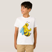 T-shirt Abeille comme culturiste (Devant entier)