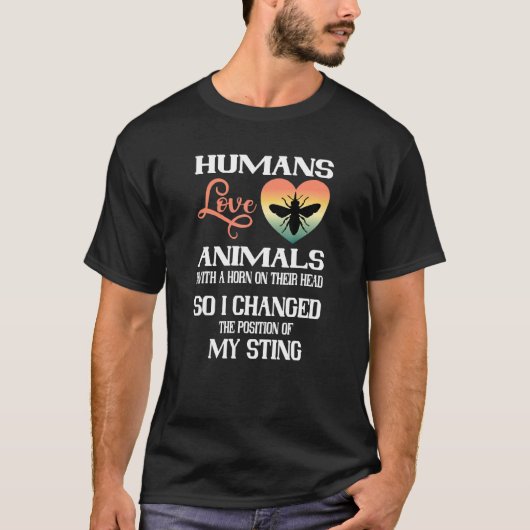 T-shirt Abeille Corn Bee Apiologiste Retro Beekeep (Devant)