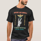 T-shirt Abeille Corn Bee Apiologiste Retro Beekeep (Devant)