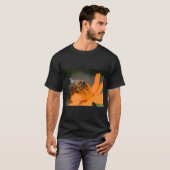 T-shirt Abeille de miel et Fleur de Cosmos Nature (Devant entier)