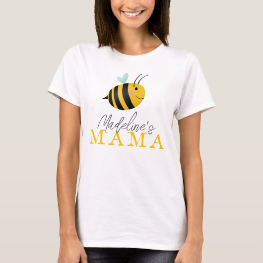 T-shirt Abeille d'été Mama (Devant)