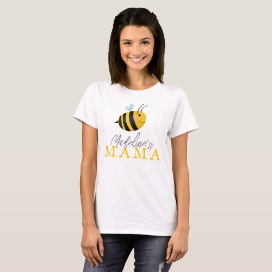 T-shirt Abeille d'été Mama (Devant entier)