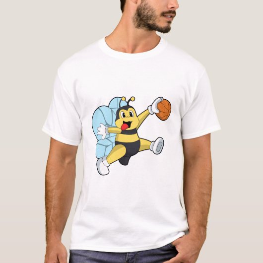 T-shirt Abeille en tant que joueur de basket-ball avec Bas (Devant)