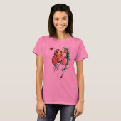 T-SHIRT ABEILLE ET BOQUET (Devant entier)