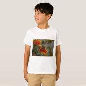 T-shirt Abeille et fleurs (Devant entier)