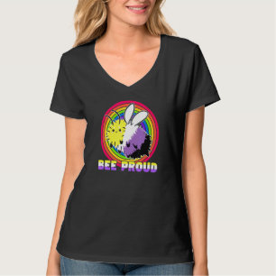 T-shirt Abeille Fière Non Binary Bee Lgbt Couleur Non Bina