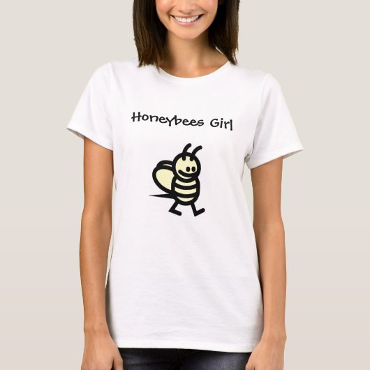 T-shirt abeille, fille d'abeilles (Devant)