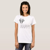 T-shirt Abeille Heureuse :) (Devant entier)