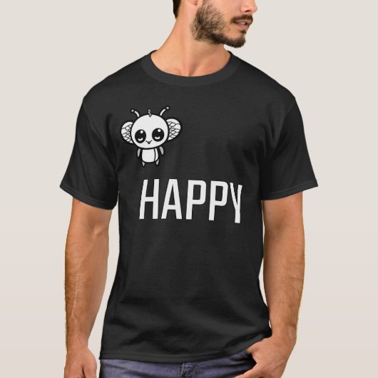 T-shirt Abeille Heureuse :) (Devant)