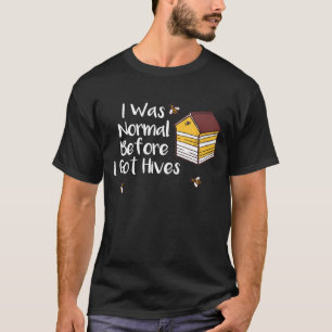 T-shirt Abeille Miel J'Étais Normal Avant D'Avoir Le Vih