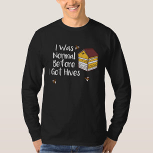 T-shirt Abeille Miel J'Étais Normal Avant D'Avoir Le Vih