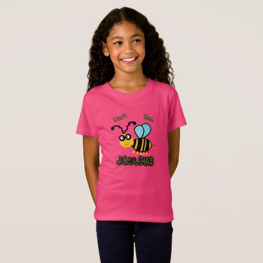 T-Shirt Abeille mignonne (Devant entier)