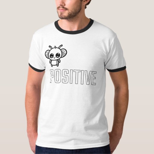 T-shirt Abeille Positive :) (Devant)