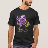 T-shirt Abeille profonde dans une fleur (Devant)