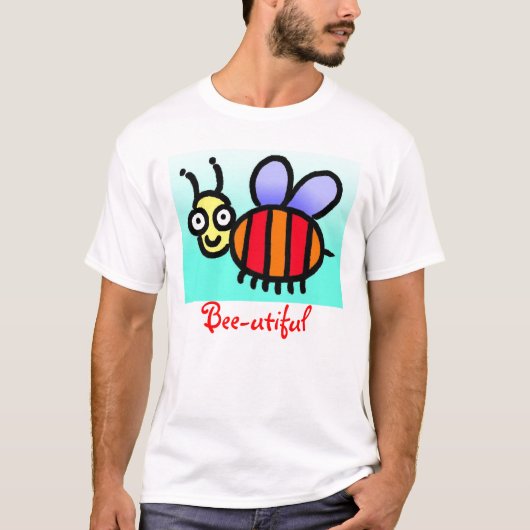 T-shirt Abeille-utiful (Devant)