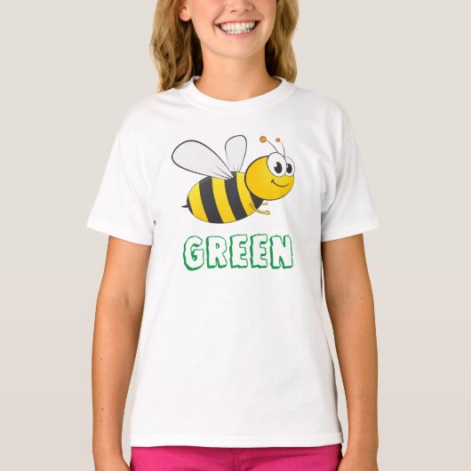 T-shirt Abeille verte (Devant)