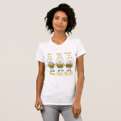 T-shirt Abeilles "Bee No Evil" (Devant entier)