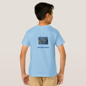 T-shirt Abeilles et fleurs de miel (Dos entier)