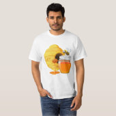 T-shirt abeilles miel (Devant entier)