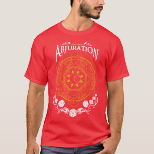 T-shirt Abjuration RPG Magic School Blanc