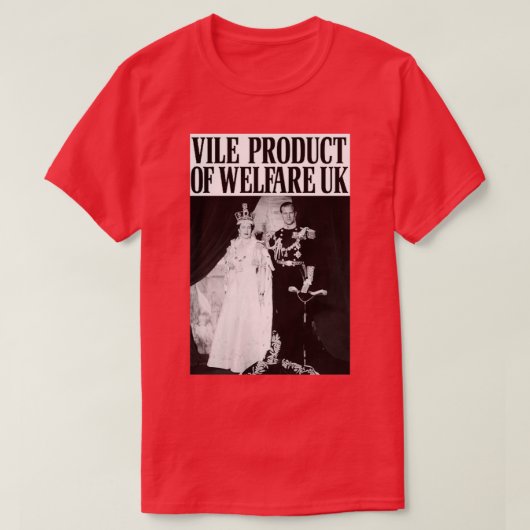 T-shirt Abolir la monarchie (Design devant)