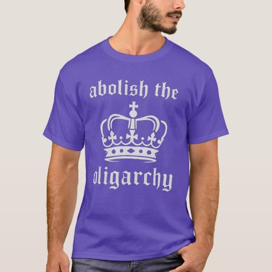 T-shirt Abolir l'oligarchie (Devant)