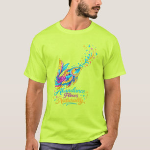 T-Shirt Abondance de carpes Koï Colorées Coule Nat