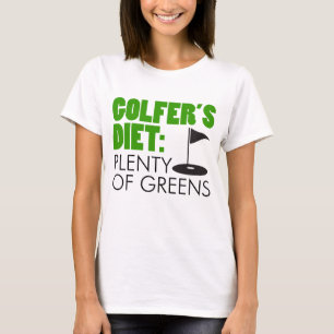 T-shirt Abondance du régime du golfeur des verts