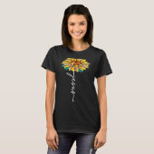 T-shirt About Jesus Christ Sunflower Christian Religious R (Devant entier)