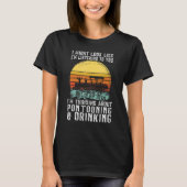 T-shirt about Pontooning & Drinking Pontoon Boat Captain (Devant)