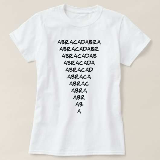 T-SHIRT ABRACADABRA (Design devant)