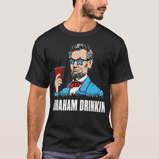 T-shirt Abraham Drinkin (Devant)