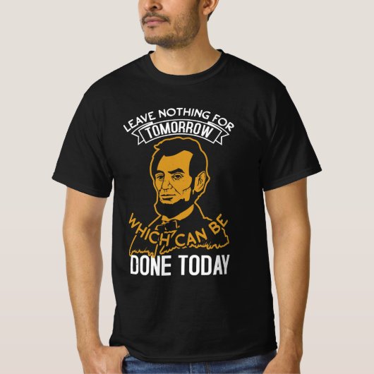 T-shirt Abraham Lincoln (Devant)