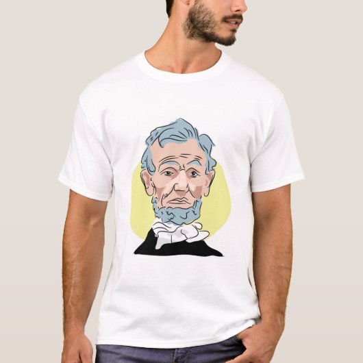 T-shirt Abraham Lincoln (Devant)
