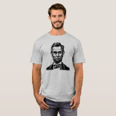 T-shirt Abraham Lincoln "16" pièce en t (Devant entier)