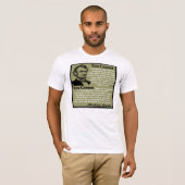 T-shirt Abraham Lincoln : Aide vous-même ! (Devant entier)