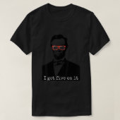 T-shirt Abraham Lincoln J'En Ai Cinq (Design devant)