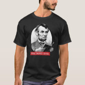 T-shirt Abraham Lincoln Lit Les Livres Interdits (Devant)