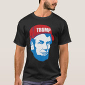 T-shirt Abraham Lincoln Trump Casquette des élections 2020 (Devant)