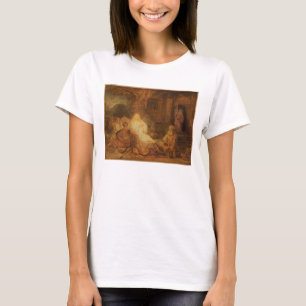 T-shirt Abraham reçoit les trois anges, 1646 (huile sur l