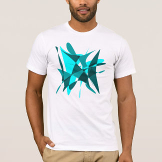 T-shirt Abrégé : Bleu sur le bleu = le vert