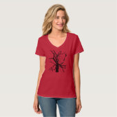 T-shirt Abrégé sur dessus d'arbre (Devant entier)