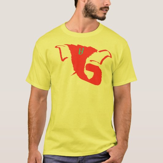 T-shirt Abrégé sur jaune Ganesh (Devant)