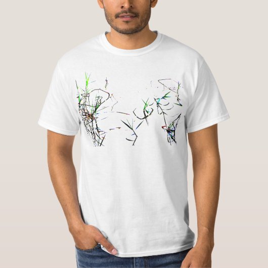 T-shirt Abrégé sur nature de plantes d'étang (Devant)