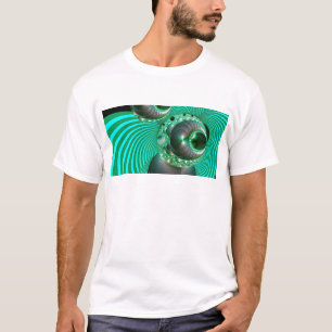 T-SHIRT ABRÉGÉ SUR VERT MANDELBOT BOULE