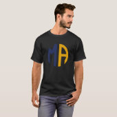 T-shirt Abréviation de Massachusetts State (Devant entier)