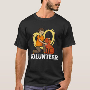 T-shirt Abri de bénévolat sauveteur d'animaux