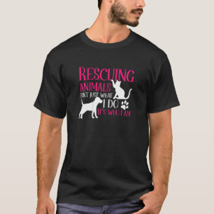 T-shirt Abri De Sauvetage Des Animaux Secourir Les Animaux