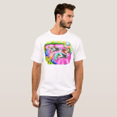 T-shirt Abrite rose Confort (Devant entier)